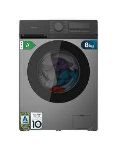 Cecotec Bolero DressCode 8450 Inverter Steel Lavadora de Carga Frontal - Capacidad 8kg - Velocidad 1400rpm - Temperatura