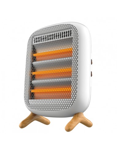 Cecotec ReadyWarm 1200 Infrared Calefactor por Infrarrojos - 1200W - 3 Niveles - Sensor Antivuelco - Asa de Transporte -
