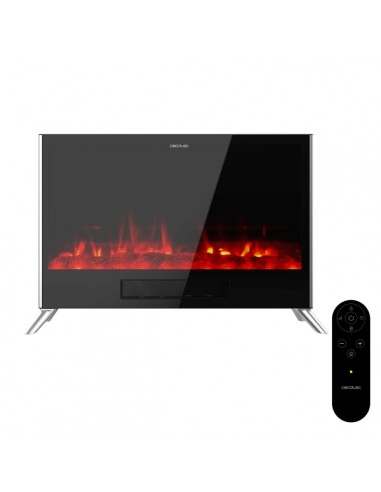 Cecotec ReadyWarm 7500 3in1 Total Flames Chimenea Electrica - 2000W - Temperatura Regulable - Temporizador - Apagado