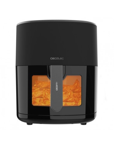 Cecotec Cecofry Fantastik Window 6500 Freidora de Aire - 1700W - Capacidad 6.5L - Pantalla Digital - Temperatura Regulable