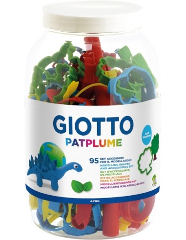 Giotto Patplumen Pack con 95 Accesorios para Modelaje de Plastilina