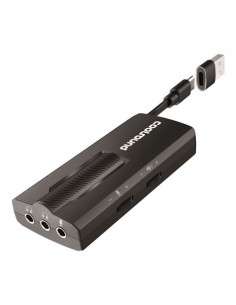 Coolsound Tarjeta de Sonido Externa 7.1 USB-C - Adaptador a USB-A - Entradas-Microfono-Auriculares 3.5mm 3 pin-Auricular-