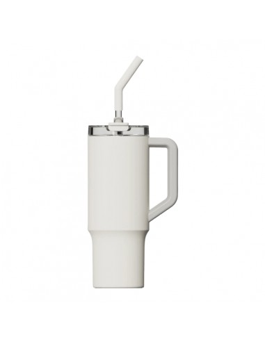 Xiaomi Straw Mug Termo 1L con Pajita - Acero Inoxidable 316L - Aislamiento Termico - Tapon Hermetico Antifugas - Tapa Tritan