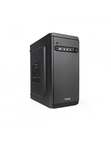 Tooq Dodeka Ultra Caja Torre MicroATX - TamaÃ±o Disco Soportado 3.5"-2.5" - USB-A 2.0-USB-A 3.0-USB-C y Audio - Fuente