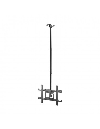 Aisens Soporte de Techo Giratorio - Inclinable - Extensible (TV 37"-80"-50Kg) - Color Negro