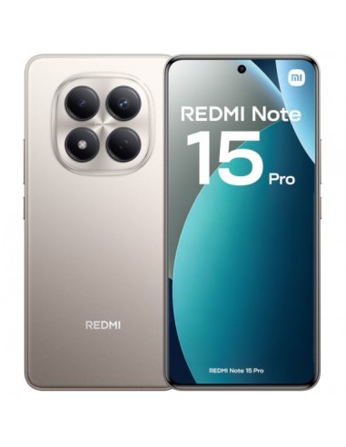 Xiaomi Redmi Note 15 Pro Smartphone Pantalla Amoled 6.77" 120Hz - 8GB -256GB - Camara 200 MP OIS-32 MP - MediaTek Helio