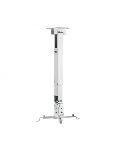 Aisens Soporte Universal Inclinable y Extensible de Techo Pared para Proyector - Color Blanco