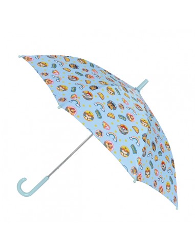 Safta Paw Patrol Sunshine Paraguas Manual de 86cm - 8 Paneles - Asa y Punta de PVC - Poliester - Nervios de Acero de 8mm -