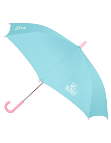 Safta Munich Heaven Paraguas Manual de 86cm - 8 Paneles - Asa y Punta de PVC - Poliester - Nervios de Acero de 8mm - Color