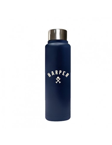 Safta Harper and Neyer Botella Termo de 500ml - Acero Inoxidable - 70x225mm - Color Azul Marino