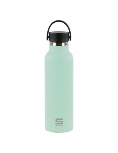 Safta Botella Termo de 600ml - Acero Inoxidable - Asa Superior - Color Menta