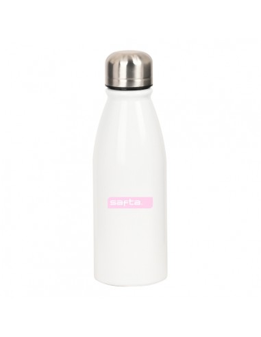 Safta Botella Metalica de 500ml - 60x240mm - Color Blanco