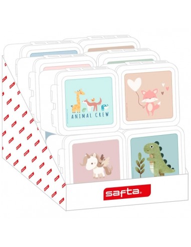 Safta Expositor para Fiambreras Infantiles - Expositor para Fiambreras - 290x340x340mm - Colores Surtidos