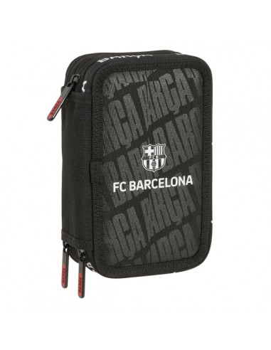 Safta F.C.Barcelona Plumier de 3 Pisos - 37 Piezas - 1.3L - Goma - Lapiz - Boligrafos - Sacapuntas - Reglas - 16 Colores - 14