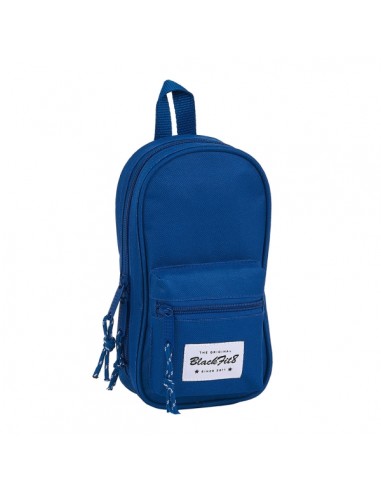Safta Blackfit8 Oxford Plumier Mochila - 33 Piezas - Goma - Lapiz - Tijeras - Sacapuntas - Boligrafos - Fluorescentes - Regla