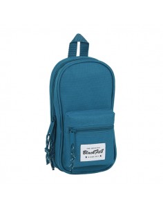Safta Blackfit8 Egeo Plumier Mochila Vacio - 4 Compartimentos Internos - Cremallera Doble - Bolsillo Frontal - Asa Superior -