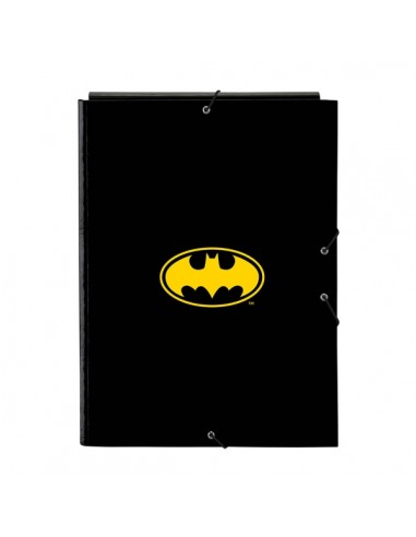 Safta Batman Game Over Carpeta con 3 Solapas - Tapas Duras Forradas - Formato Folio - Cierre con Gomas - 260x25x335mm - Color