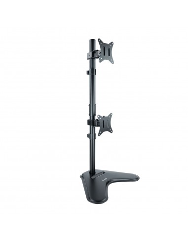 Tooq Soporte de Mesa para 2 Monitores en Vertical de 17"-32" - Giratorio e Inclinable - Peso Max 9kg x Brazo - VESA 100x100mm