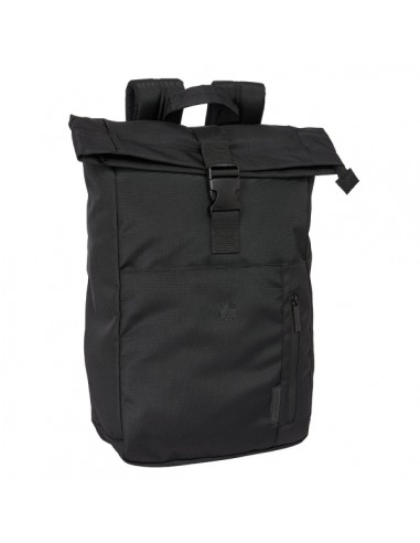 Safta F.C.Barcelona Premium Mochila para Portatil hasta 15.6" - Cremallera - Interior Acolchado - Correas Ergonomicas - Asa