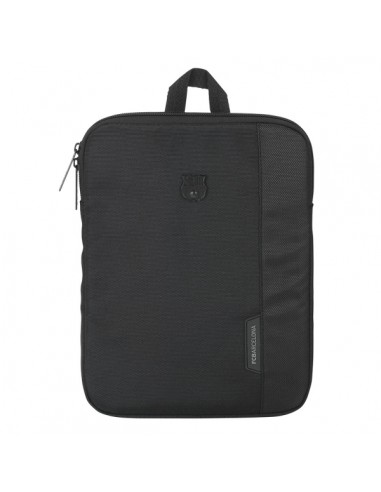 Safta F.C.Barcelona Premium Funda para Portatil hasta 10.6" - Alojamiento Acolchado - Doble Tirador en Cremallera - Gomas de