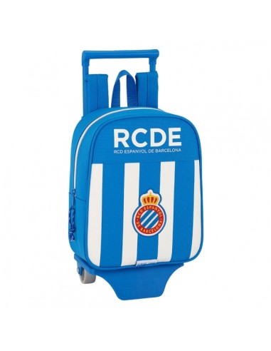 Safta RCD Espanyol Mochila con Carro - Tarjeta ID - Asa Superior - Mochila Extraible - Material Resistente - 6L -