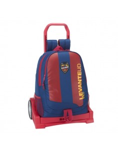 Safta Levante U.D. Mochila con Carro - Portabotellas - 2 Compartimentos - Tirador Doble - Hombreras y Espalda Acolchadas -
