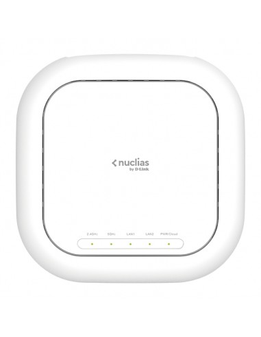 D-Link Punto de Acceso Nuclias AX3600 WiFi 6 Doble Banda - Gestionado en la Nube - 1 Puerto RJ45 - MU-MIMO - Cifrado WPA3