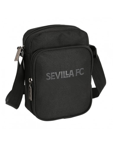 Safta Sevilla FC Teen Bandolera - Cremallera - Bolsillo Frontal - Bandolera Ajustable - Compartimento Trasero con Velcro - 2L