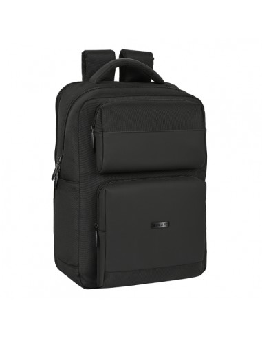 Safta Sevilla FC Premium Mochila para Portatil hasta 15.6" - Conector USB - Portabotellas - Tirador Doble - Compatible con