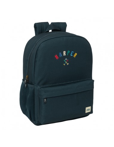 Safta Harper and Neyer Mochila Adaptable a Carro - Tirador Doble - Hombreras Ergonomicas - Bolsillo Frontal - Asa Superior -