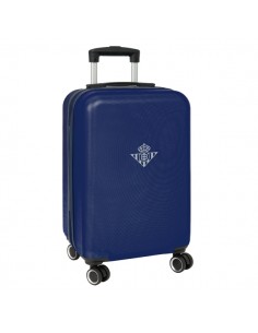 Safta Real Betis Balompie Maleta Trolley de Cabina 20â - Cierre con Candado - Interior con Bolsillo - Cintas con PVC -