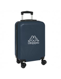 Safta Kappa Dark Navy Maleta Trolley de Cabina 20â - Cierre con Candado - Interior Forrado - Bolsillo de Red - Ruedas