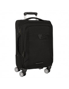 Safta Sevilla FC Business Maleta Trolley de Cabina 20â - Cierre con Candado - Bolsillo para Portatil - Ruedas Giratorias