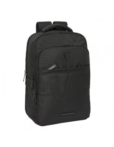 Safta Sevilla FC Business Mochila para Portatil hasta 15.6" - Interior Acolchado - Conector USB - Bolsillo Lateral - Frontal