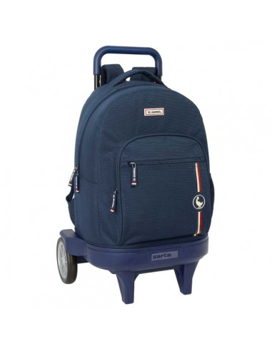 Safta el Ganso Eclipse Mochila con Carro - Bolsillo Frontal - Portabotellas - Asa y Hombreras Acolchadas - Tarjeta ID -