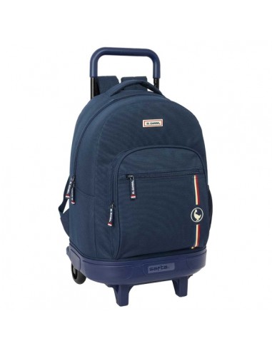 Safta el Ganso Eclipse Mochila con Carro - Extraible - Bolsillo Frontal - Portabotellas - Tirador Doble - Asa y Hombreras