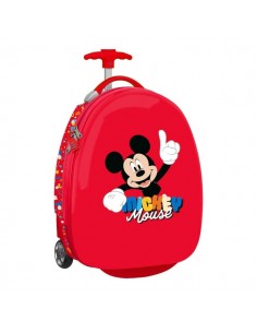Safta Mickey Mouse Good Day Maleta Trolley Infantil 16â - Interior Forrado y Bolsillo - Ruedas para Facil Desplazamiento