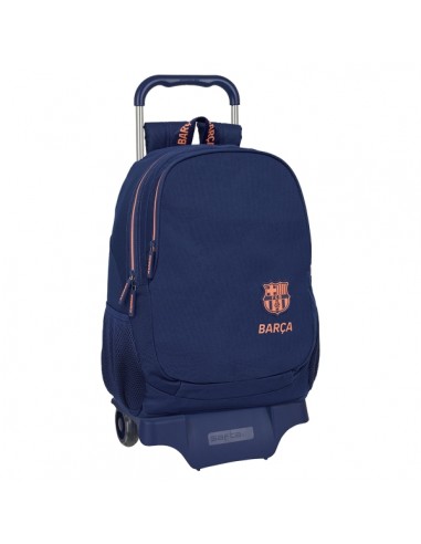 Safta F.C.Barcelona 2Â-Equipacion Mochila con Carro - Portabotellas - 2 Compartimentos - Tirador Doble - Hombreras y