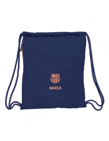 Safta F.C.Barcelona 2Â-Equipacion Saco Plano - Bolsillo con Cremallera - Cierre con Cordones - 5L - 350x10x400mm - Color