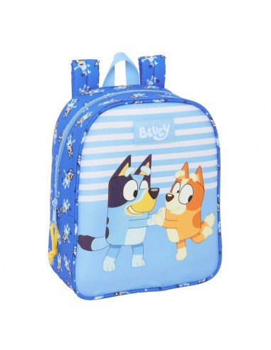 Safta Bluey Let'S Play Mochila Guarderia - Adaptable a Carro - Tarjeta ID - Asa Superior - 6L - Ideal para Guarderia - Ligera