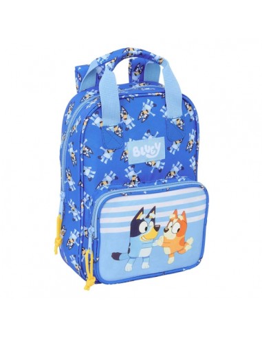 Safta Bluey Let'S Play Mochila Infantil - Bolsillo Frontal - Hombreras Acolchadas - Asa Forrada - 4.5L - Material Resistente