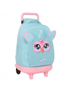 Safta Furby Mochila con Carro - Extraible - Bolsillo Frontal - Portabotellas - Tirador Doble - Hombreras Acolchadas - Asa