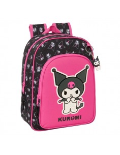 Safta Kuromi Mochila Infantil - Adaptable a Carro - Portabotellas - Hombreras Acolchadas - Bolsillo Frontal - 10L -