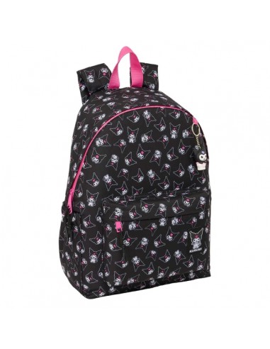 Safta Kuromi Mochila para Portatil hasta 14.1" - Interior Acolchado - Bolsillo Frontal - Portabotellas - Tirador Doble -