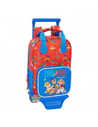 Safta Paw Patrol Cool Mochila con Carro - Bolsillo Frontal - Tarjeta ID - Asa Forrada - Mochila Extraible - Material