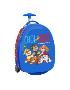 Safta Paw Patrol Cool Maleta Trolley Infantil 16â - Interior con Bolsillo de Red - Dos Ruedas para Facil Movilidad -
