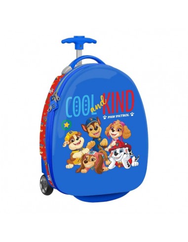 Safta Paw Patrol Cool Maleta Trolley Infantil 16â - Interior con Bolsillo de Red - Dos Ruedas para Facil Movilidad -