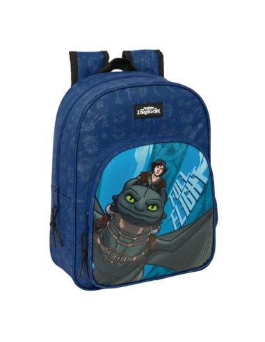 Safta Como Entrenar a Tu Dragon Mochila Infantil - Adaptable a Carro - Portabotellas - Hombreras Ergonomicas - Bolsillo