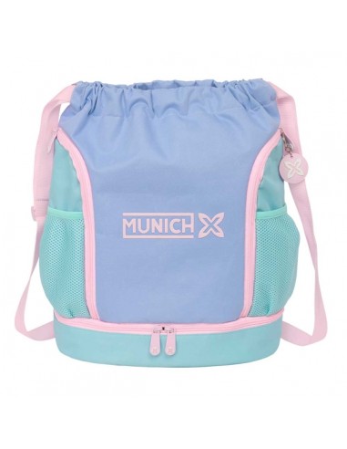 Safta Munich Mellow Saco Mochila - Bolsillo Interior con Cremallera - Bolsillos Laterales - Hombreras Ajustables - 21.93L -