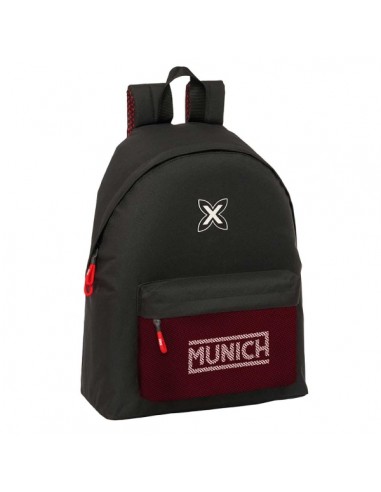 Safta Munich Vulcan Mochila - Bolsillo Frontal - Hombreras Acolchadas - Espalda Acolchada - Doble Tirador en Cremallera - Asa